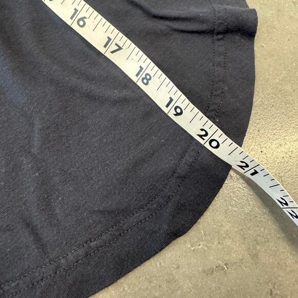 Vintage Y2K Free People Y2K Blue/Gold Studded Black Circular T-Shirt Top Small - Picture 5 of 5